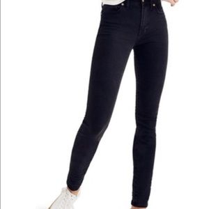NWT Madewell Black Highrise Skinny JCrew Jeans